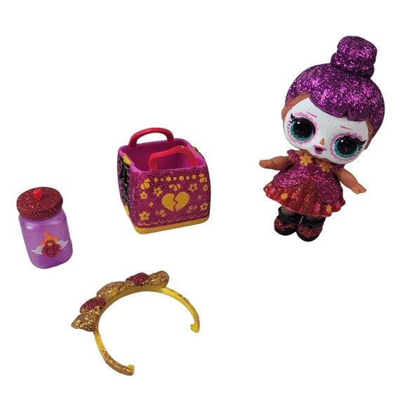 LOL Surprise Doll Accessor Bebe Bonita Eye Spy Spooky Glitter Halloween 7 PC MGA - Picture 1 of 9